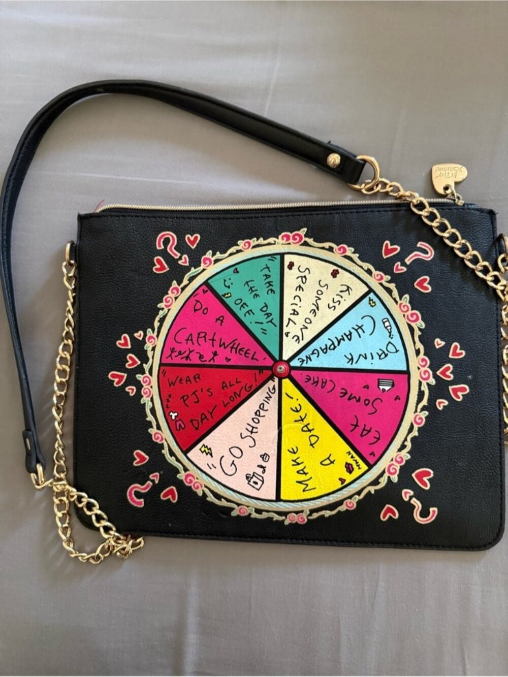 Betsey Johnson Faux Leather Crossbody Bag